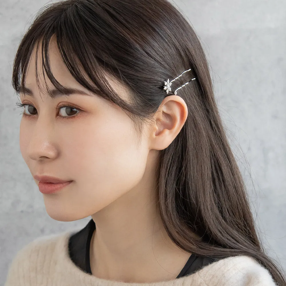 Snowflake Hairpin Set