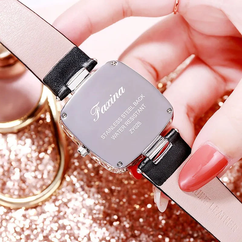 Square Dial Casual Women's Watch