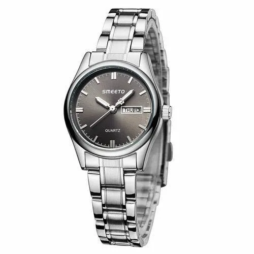 Stainless Steel Strap Watch For Office Ladies