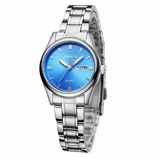 Stainless Steel Strap Watch For Office Ladies