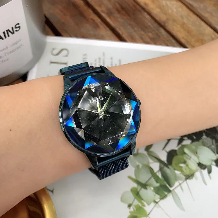 Starry Sky Dial Magnetic Strap Women's Watch