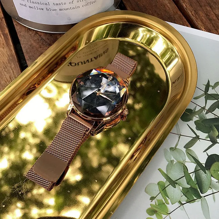 Starry Sky Dial Magnetic Strap Women's Watch