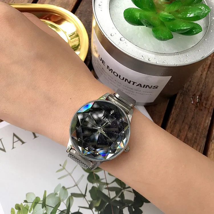 Starry Sky Dial Magnetic Strap Women's Watch