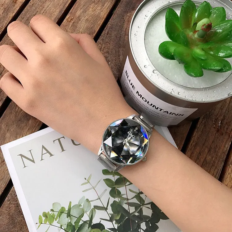 Starry Sky Dial Magnetic Strap Women's Watch