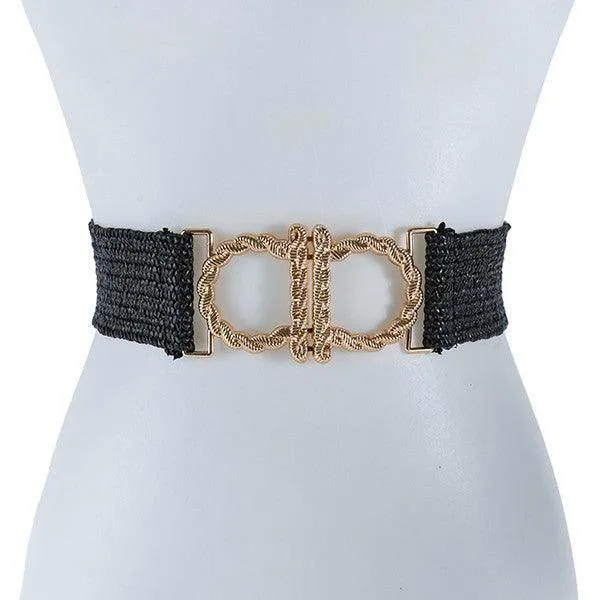 Straw Fashion One Size Belt