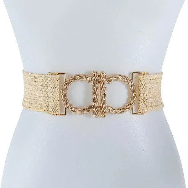 Straw Fashion One Size Belt