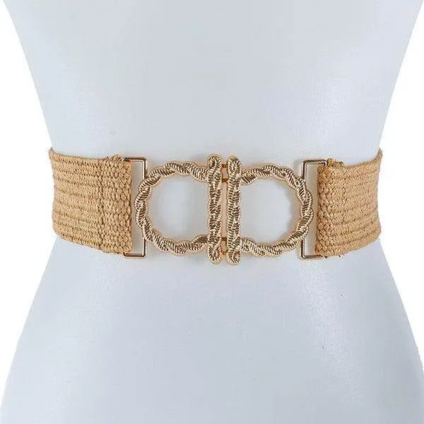 Straw Fashion One Size Belt