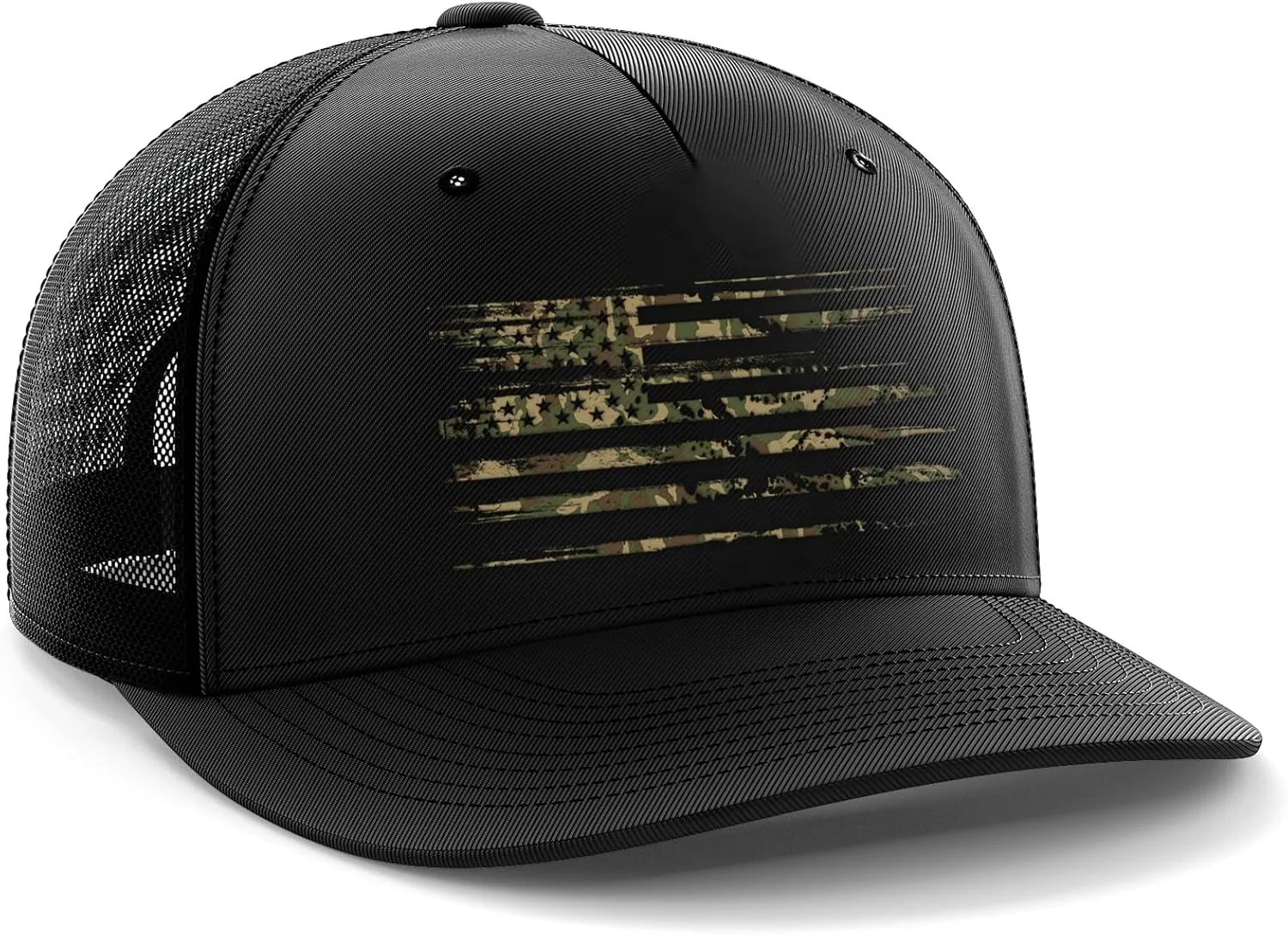 Tactical Pro Supply USA American Flag Snapback Hat for Men and Women | Embossed Logo Patriotic Mens Trucker Hats - US Flag