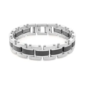 Textured Stainless Steel Bracelet | Italgem Steel