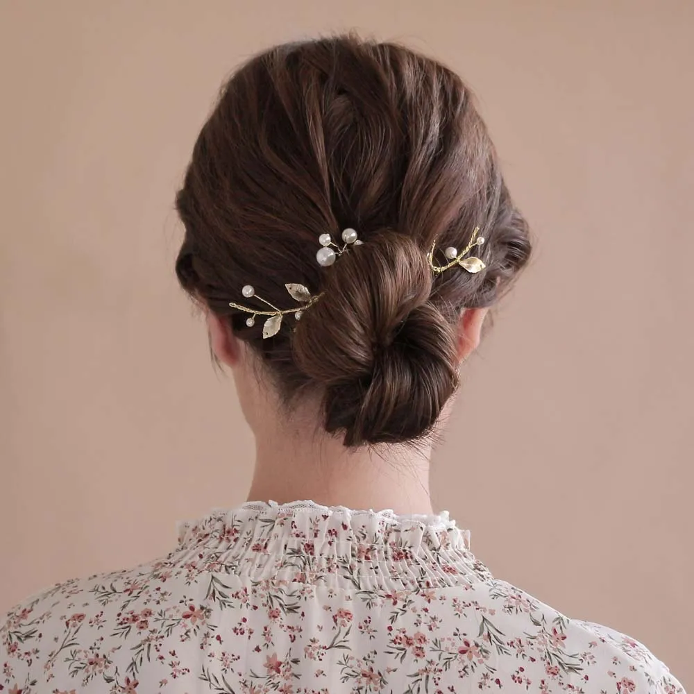 Twig Pearl Hairpin Set