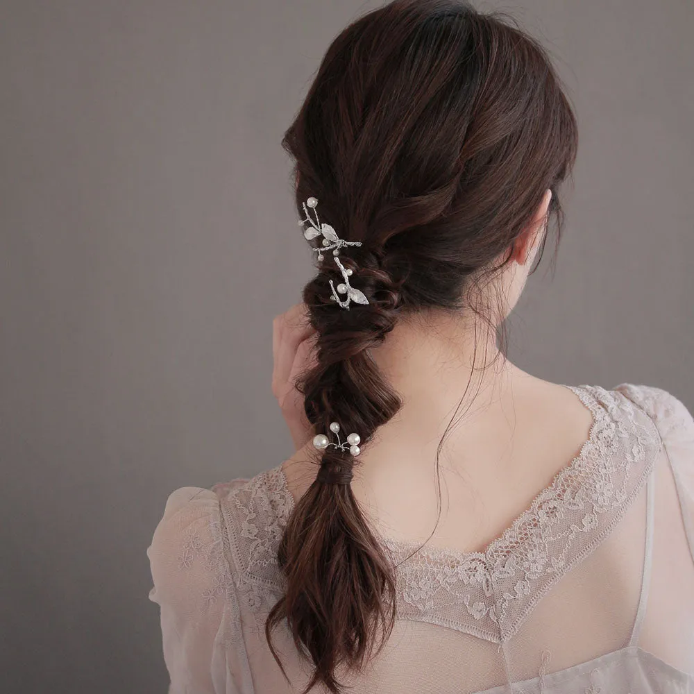 Twig Pearl Hairpin Set