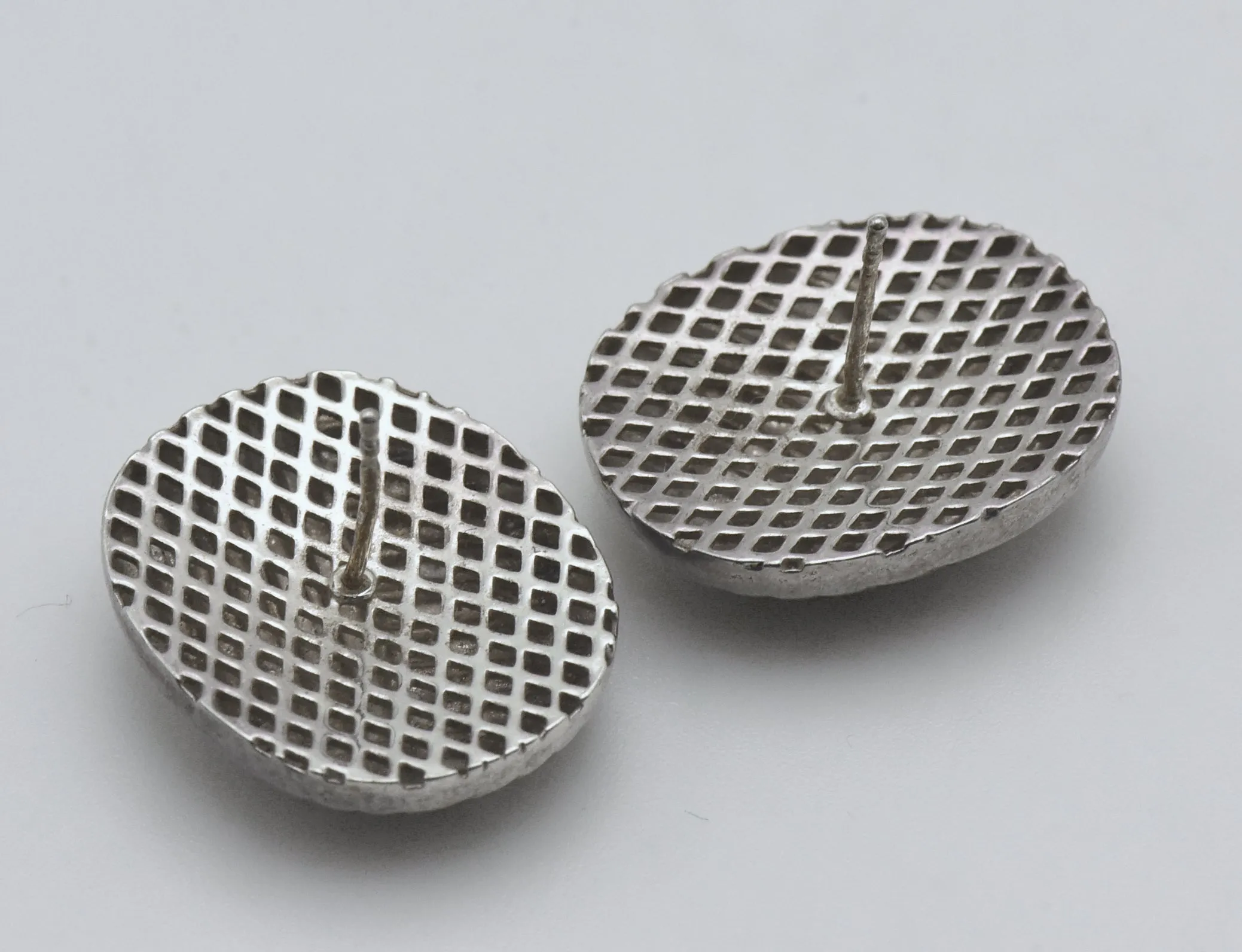 Vintage Italian Sterling Silver Earrings