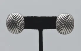 Vintage Italian Sterling Silver Earrings