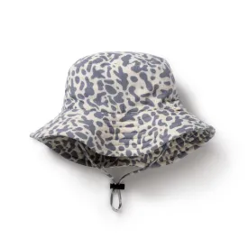 Wilson and Frenchy Organic Crinkle Sun Hat - Blue Coral