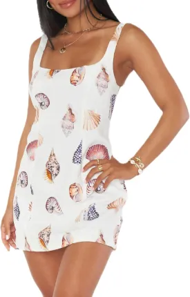 Women Boho Graffiti Mini Cami Dress Cute Graphic Spaghetti Strap Flowy Short Dress Summer Holiday Beach Sundress
