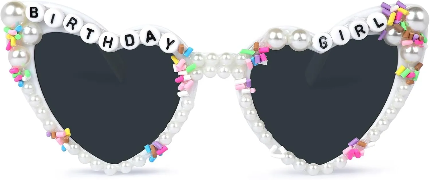 YOGFIT Birthday Glasses for Women, Birthday Party Gifts Accessories 'Birthday Queen' Birthday Sunglasses for Happy Birthday