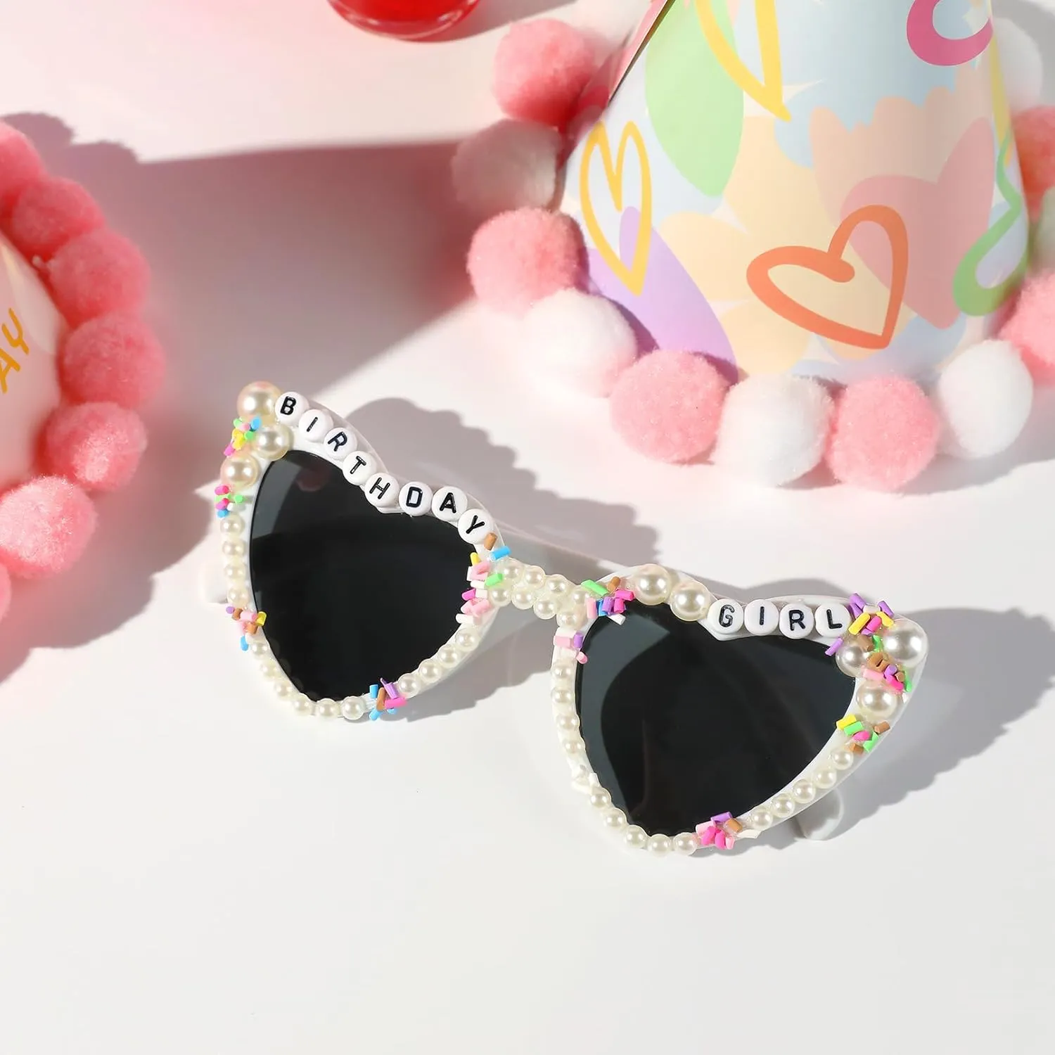 YOGFIT Birthday Glasses for Women, Birthday Party Gifts Accessories 'Birthday Queen' Birthday Sunglasses for Happy Birthday