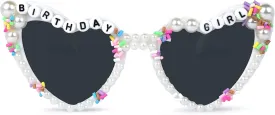 YOGFIT Birthday Glasses for Women, Birthday Party Gifts Accessories 'Birthday Queen' Birthday Sunglasses for Happy Birthday